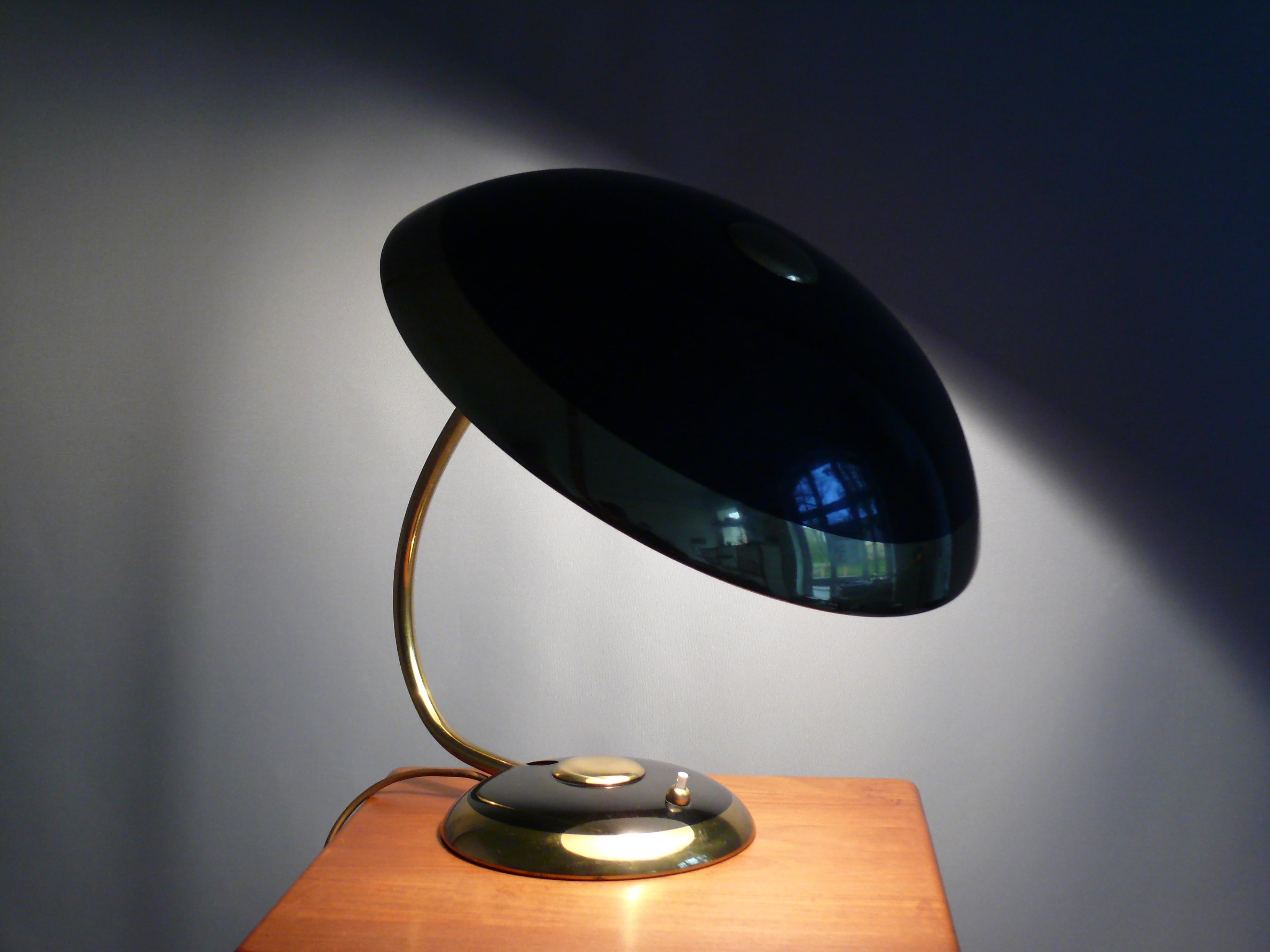 Große Mid Century Schreibtischlampe von Helo Leuchten Deutschland, 1950er Jahre im Angebot 12