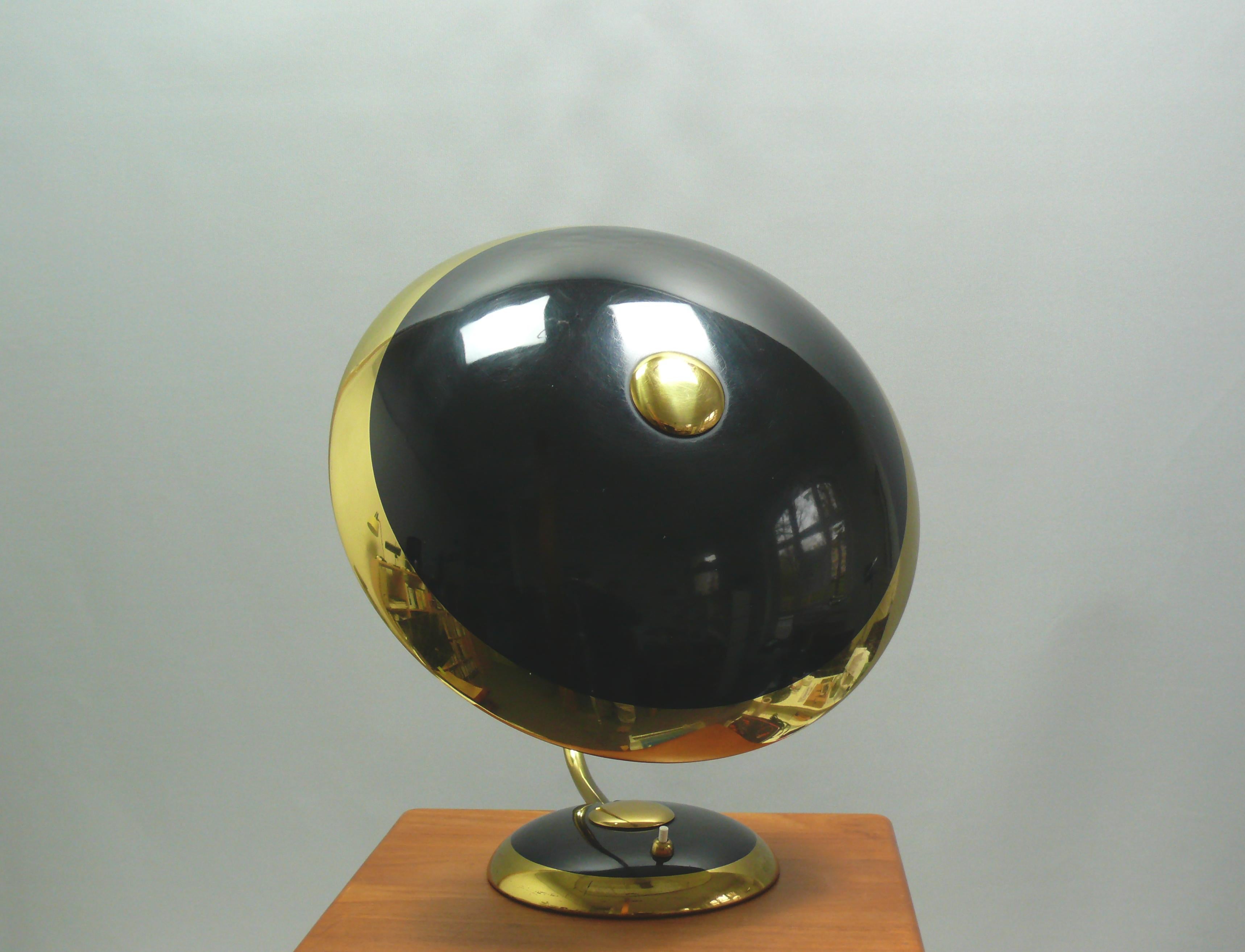 Große Mid Century Schreibtischlampe von Helo Leuchten Deutschland, 1950er Jahre im Angebot 1