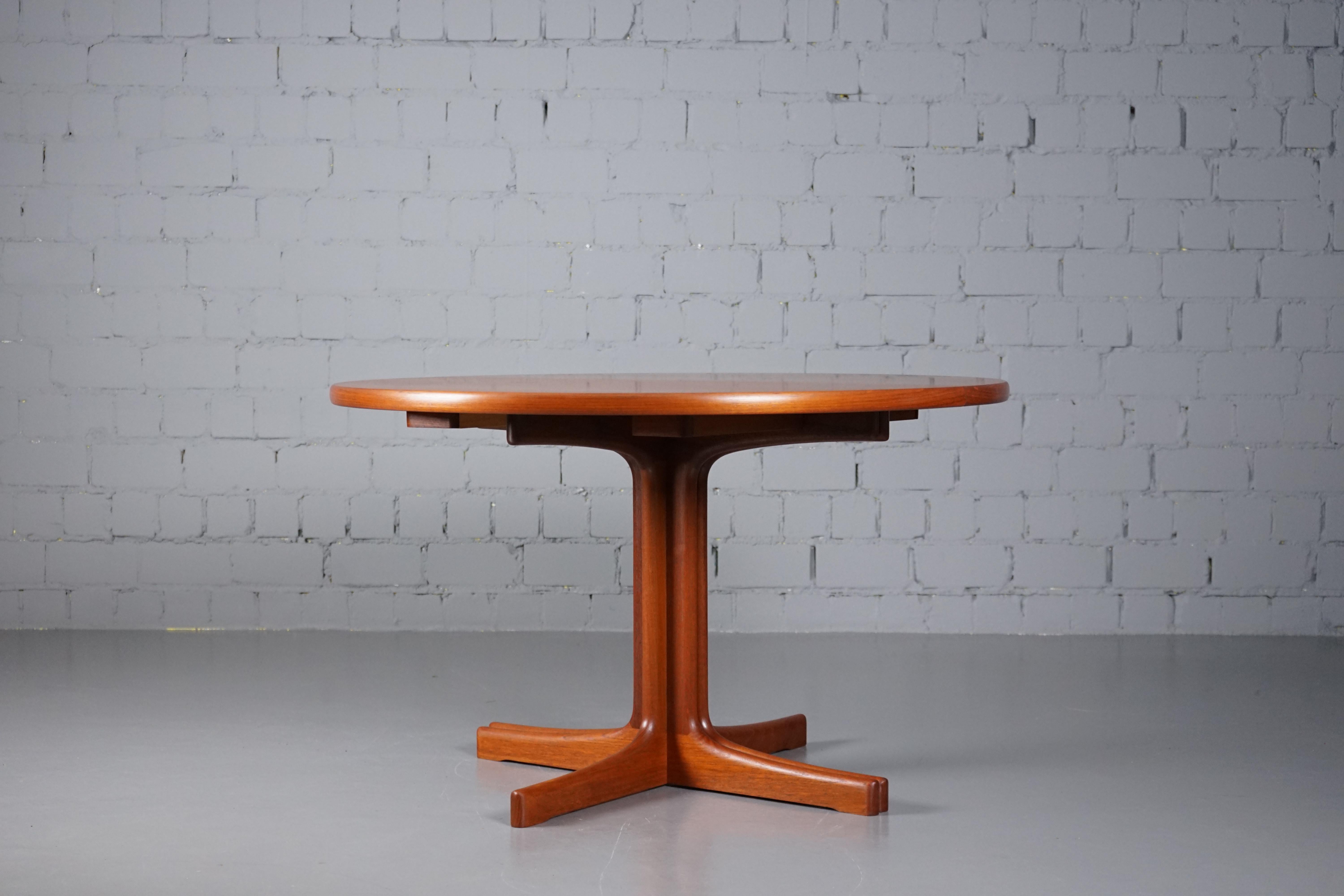 Mid-Century Modern Large Mid Century Dining Table in Teak by Karl-Erik Ekselius for Joc Vetlanda