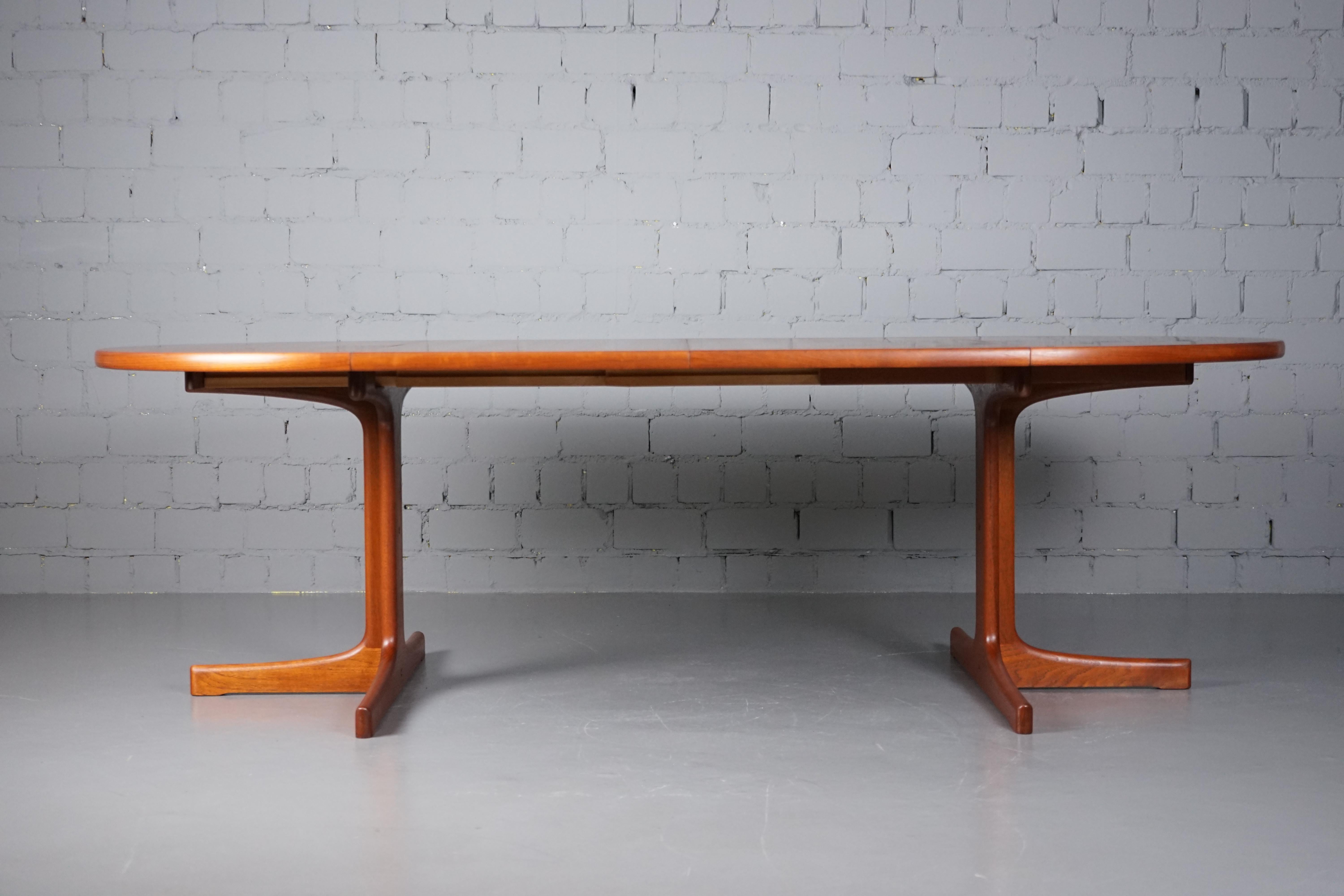 Large Mid Century Dining Table in Teak by Karl-Erik Ekselius for Joc Vetlanda 3