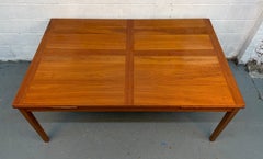 Large Mid-Century Draw-Leaf Dining Table by Mobler of Denmark