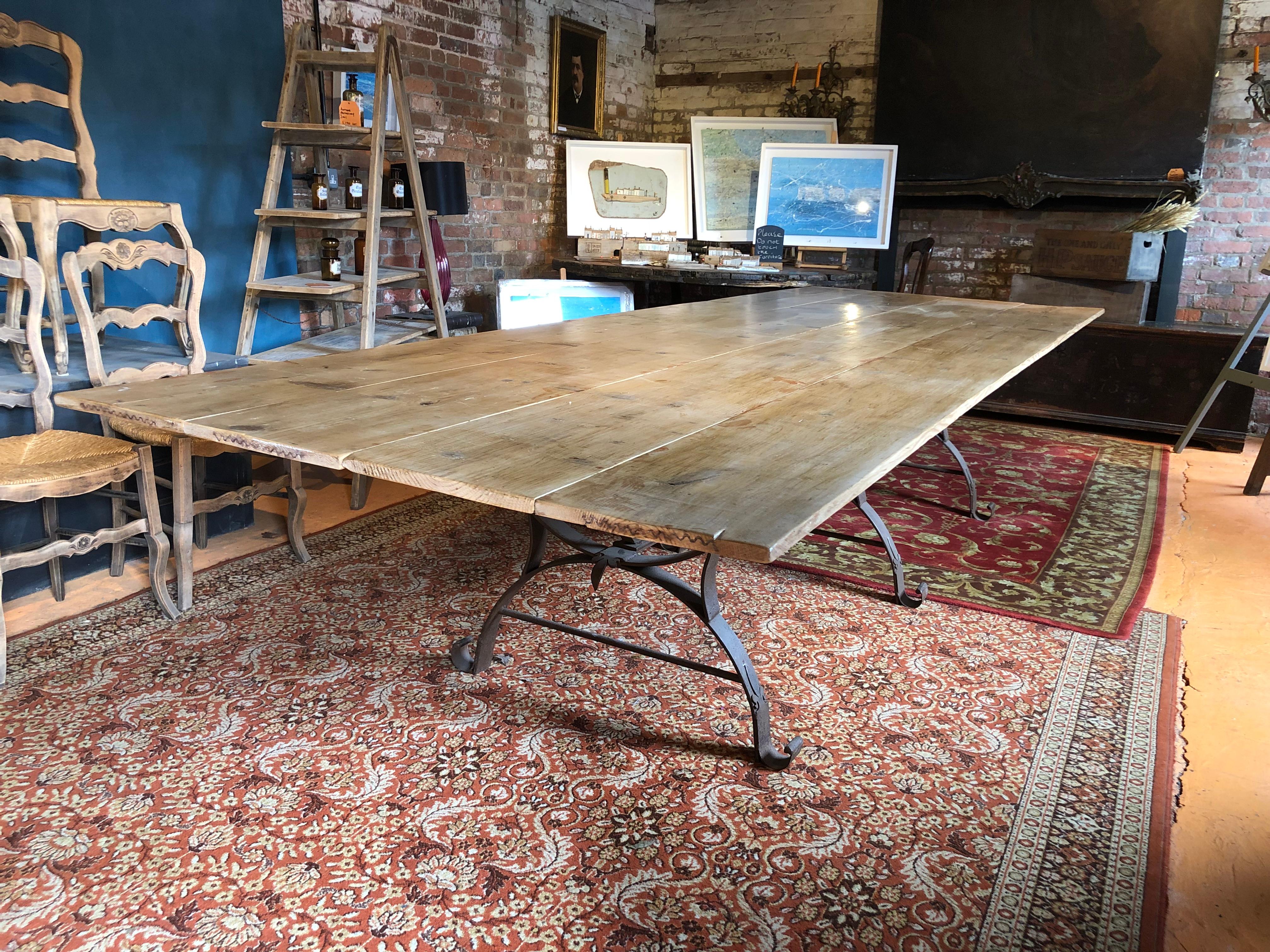Dutch Very Large Mid-century Dining Table