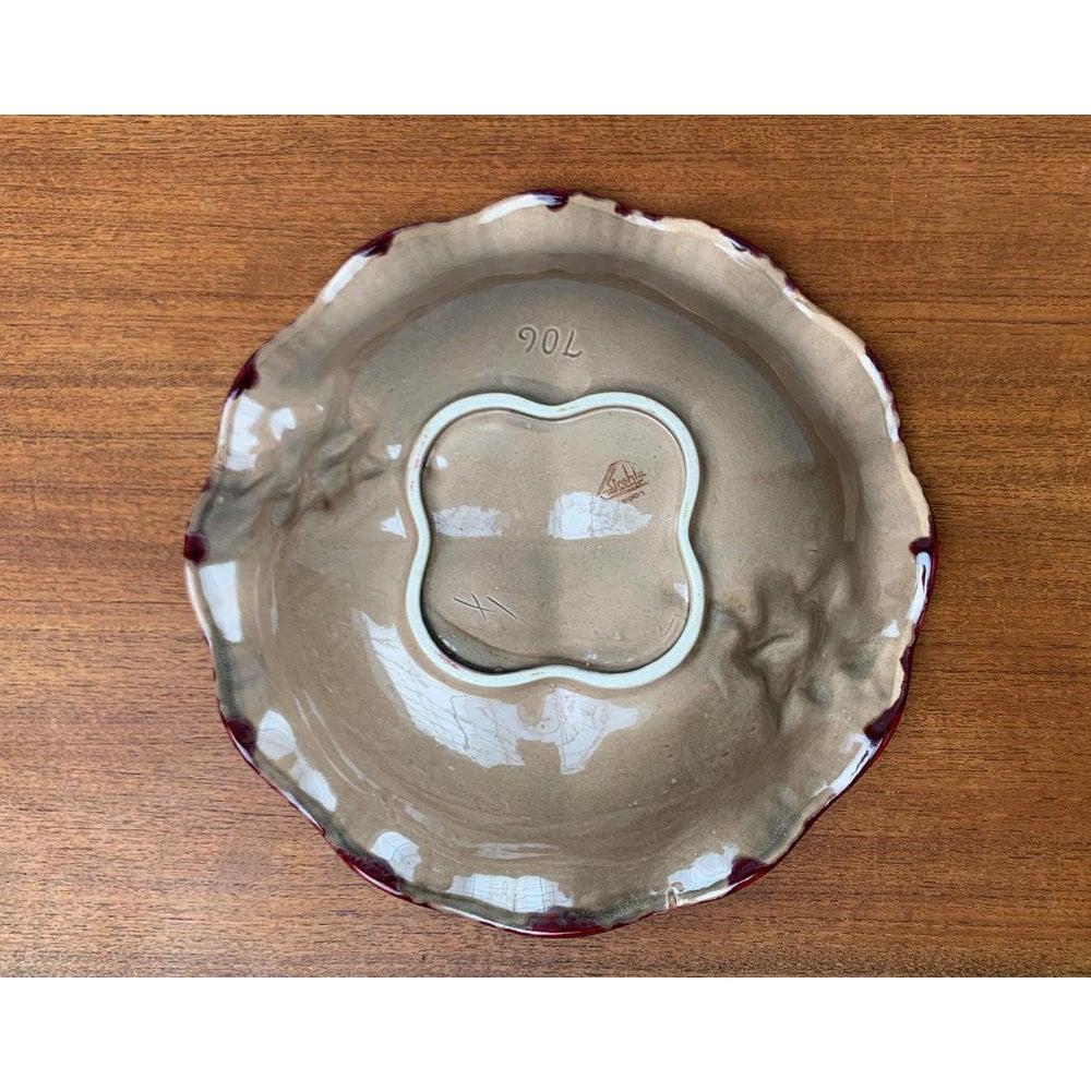 Grande ciotola di metà secolo in ceramica della DDR orientale di Strehla Keramik, anni '60 in vendita 3