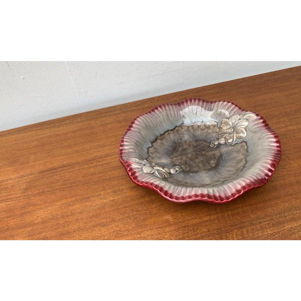 Grande ciotola di metà secolo in ceramica della DDR orientale di Strehla Keramik, anni '60 in vendita 1