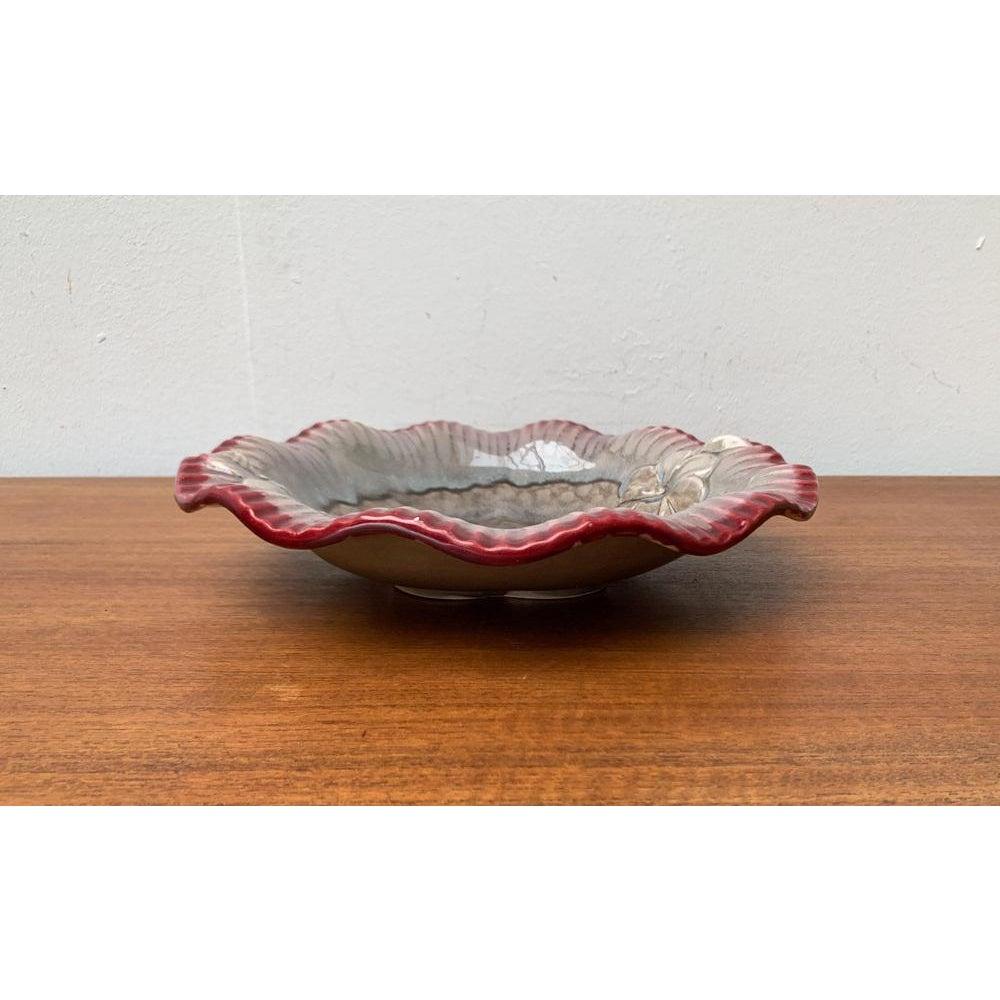 Grande ciotola di metà secolo in ceramica della DDR orientale di Strehla Keramik, anni '60 in vendita 2
