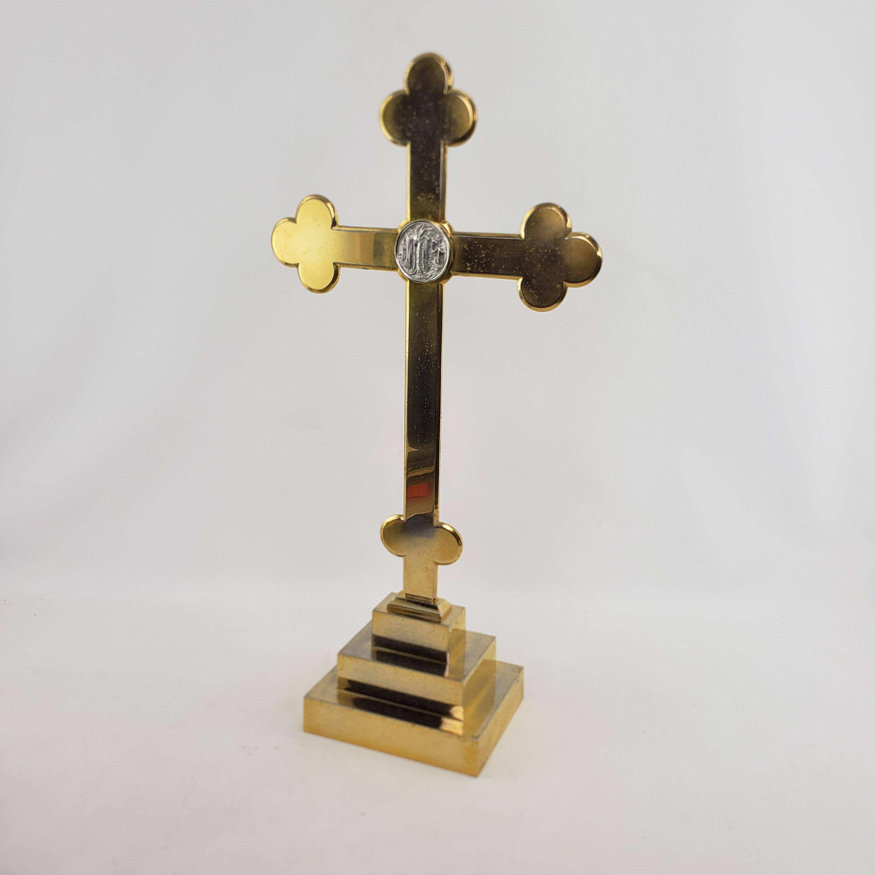brass cross for church
