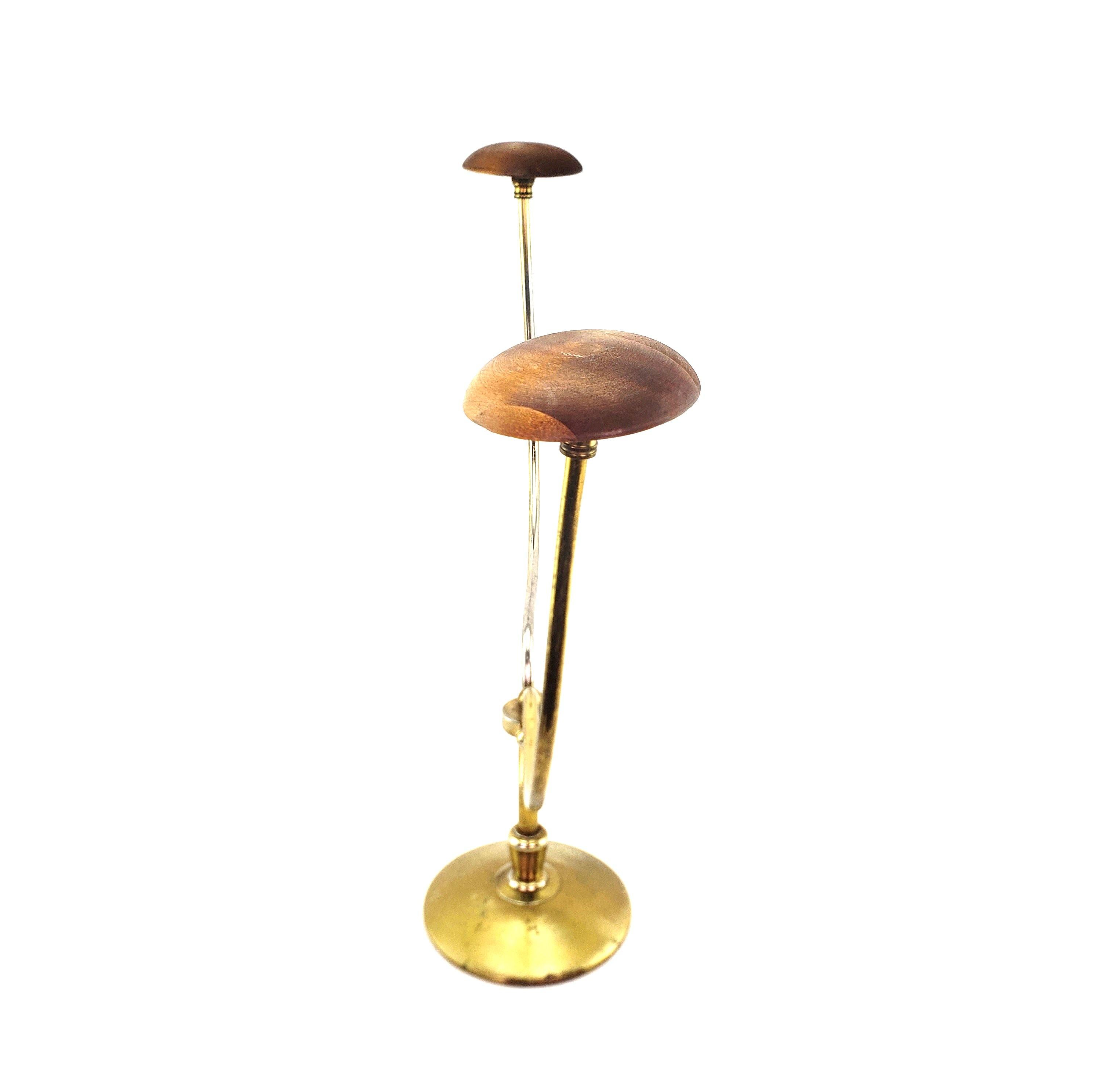 Machine-Made Large Mid-Century Era Double Post Mercantile Hat Display Stand For Sale