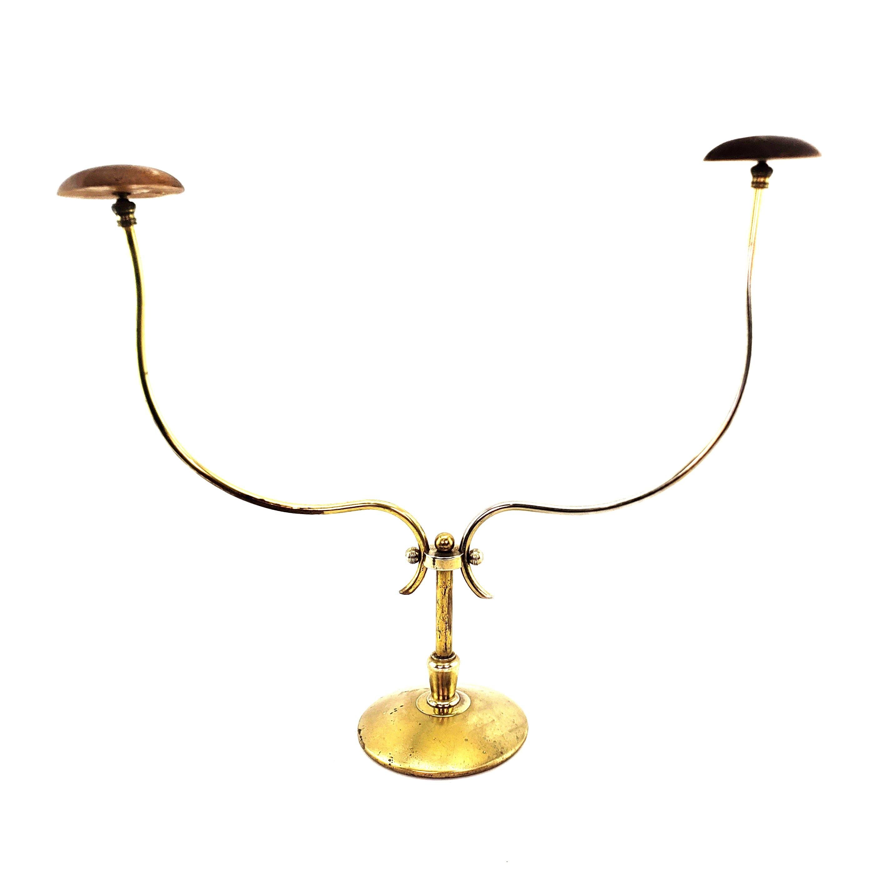 20th Century Large Mid-Century Era Double Post Mercantile Hat Display Stand For Sale