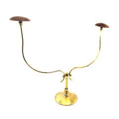 Large Mid-Century Era Double Post Mercantile Hat Display Stand