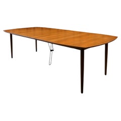 Large Mid-Century Expanding Dining Table by H.W. Klein