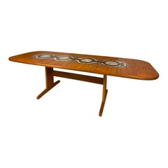 Large Mid-Century Extendable Danish Dining Table or MCM Teak Dining Table