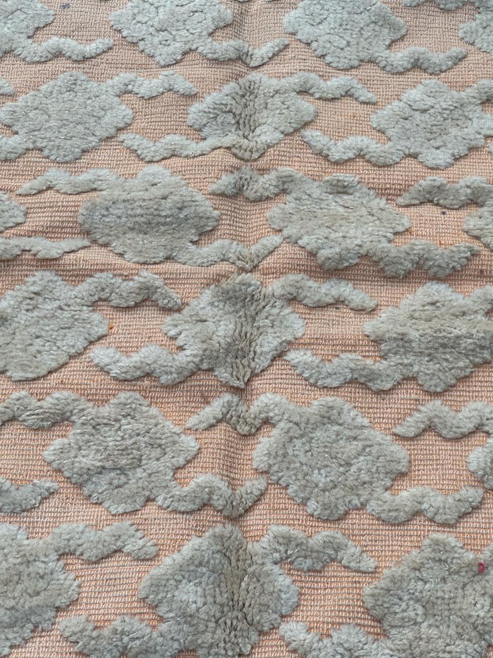 Large mid century French Cogolin rug For Sale 6