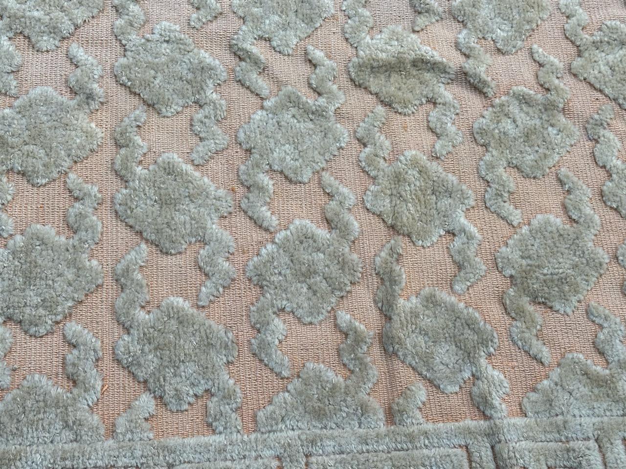 Large mid century French Cogolin rug For Sale 10