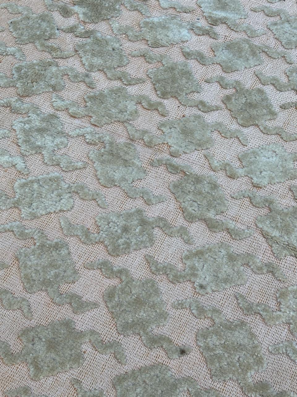 20th Century Large mid century French Cogolin rug For Sale