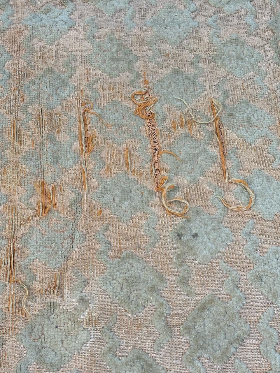 Large mid century French Cogolin rug For Sale 1