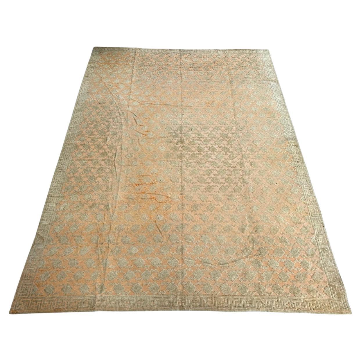 Large mid century French Cogolin rug