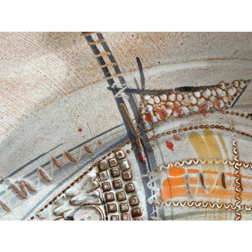 Large Mid-Century German Ceramic Fish Plate, 1960s For Sale 3