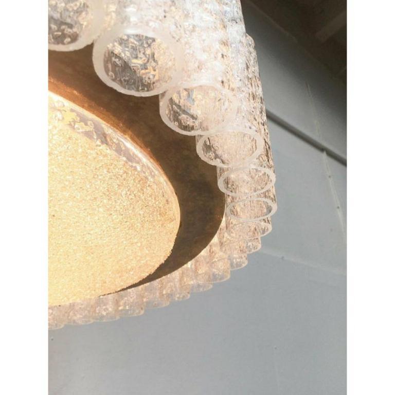Large Mid-Century German Chandelier from Doria Leuchten, 1960s For Sale 5
