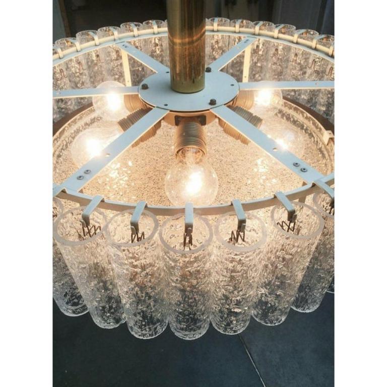 Large Mid-Century German Chandelier from Doria Leuchten, 1960s For Sale 1