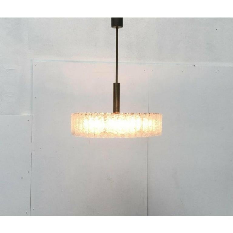 Large Mid-Century German Chandelier from Doria Leuchten, 1960s For Sale 2