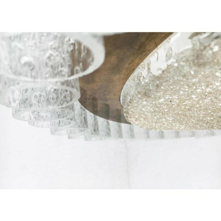 Large Mid-Century German Chandelier from Doria Leuchten, 1960s For Sale 3