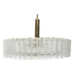 Grande lampadario tedesco di metà secolo di Doria Leuchten, anni '60
