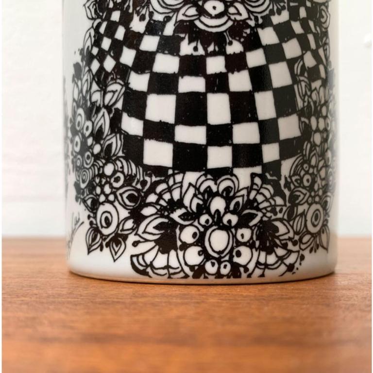 Grande vaso Flora tedesco di metà secolo di Bjørn Wiinblad per Rosenthal, anni '60 in vendita 1