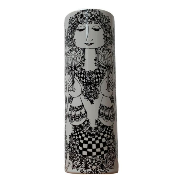 Large Mid-Century German Flora Vase by Bjørn Wiinblad for Rosenthal, 1960s