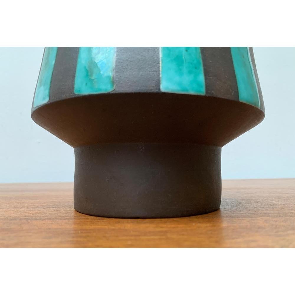 Large Mid-Century German Minimalist Studio Pottery Vase from BKW Böttger Keramik Wandsbek, Hamburg, 1960s, in Very Good conditions. Designed 1960 to 1969 This piece has an attribution mark.

Additional information:
Materials: Ceramic
Style: