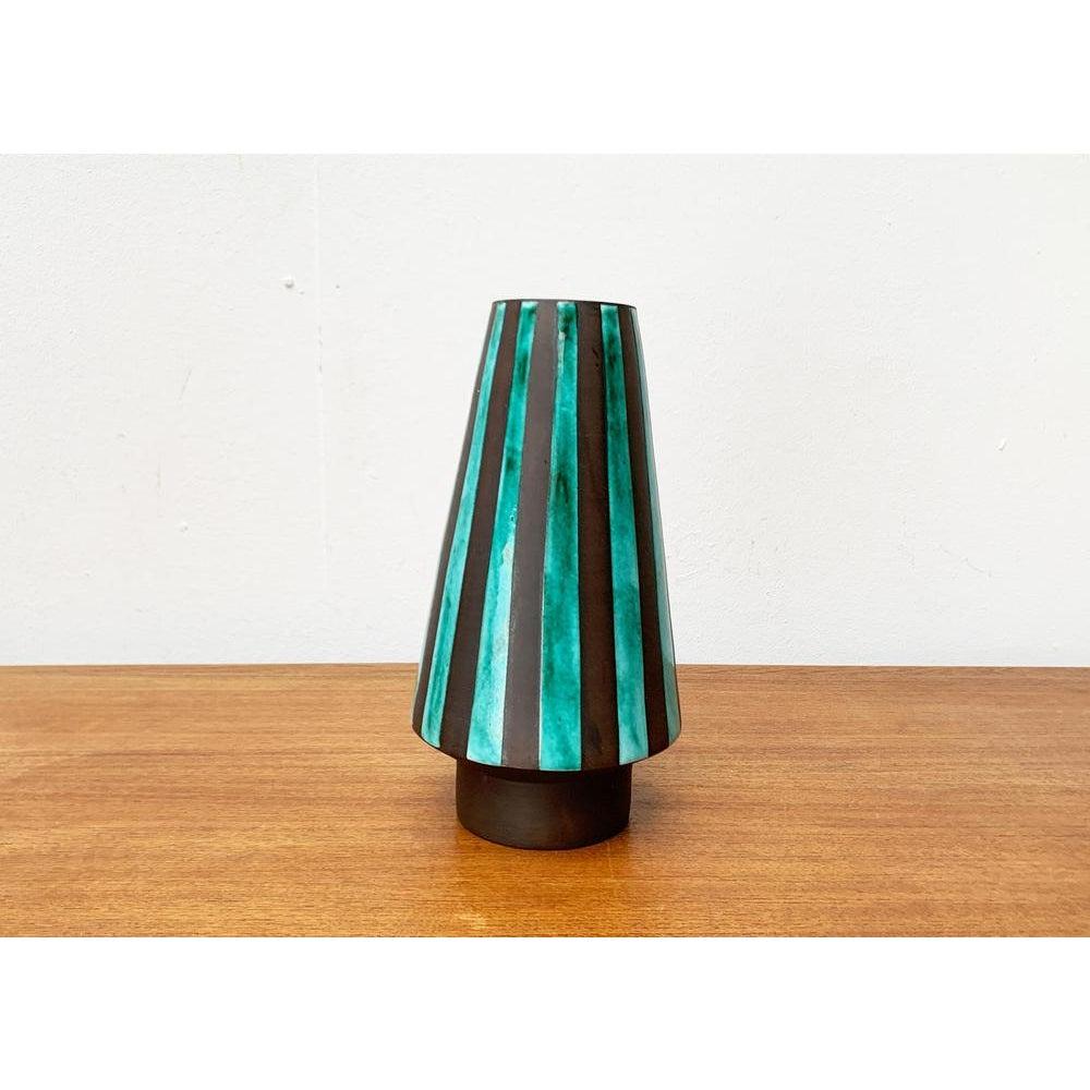 20th Century Large Mid-Century German Minimalist Studio Pottery Vase from BKW, 1960s For Sale