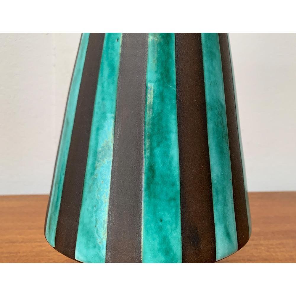 Large Mid-Century German Minimalist Studio Pottery Vase from BKW, 1960s For Sale 3