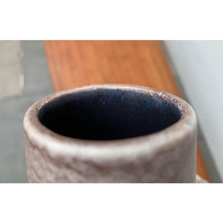 Grande vaso in ceramica tedesca di metà secolo con ornamento a gru di Cortendorf, anni '60 in vendita 5
