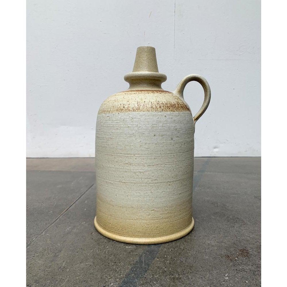 Grand vase de sol en Studio Pottery allemand du milieu du siècle de Rudi Stahl, années 1960 en vente 3
