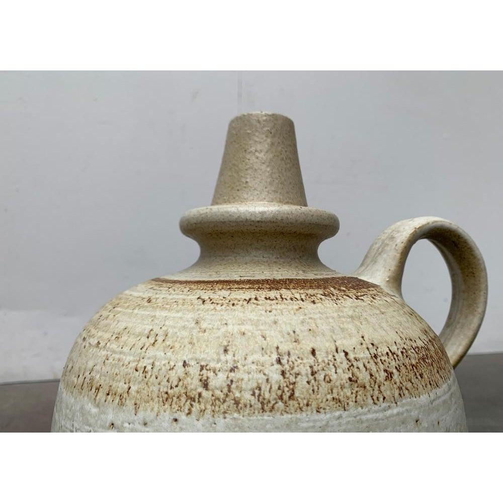 Grand vase de sol en Studio Pottery allemand du milieu du siècle de Rudi Stahl, années 1960 en vente 4