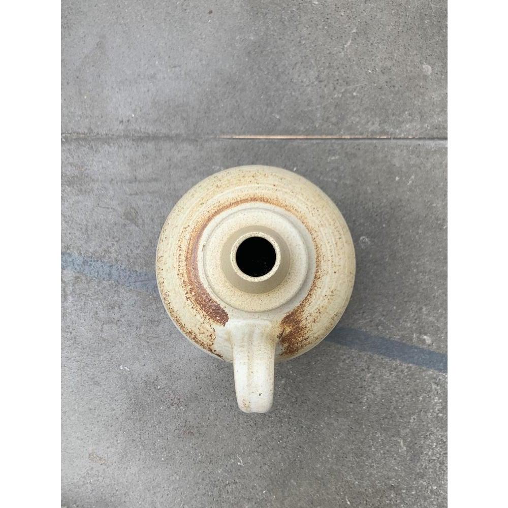 Grand vase de sol en Studio Pottery allemand du milieu du siècle de Rudi Stahl, années 1960 Excellent état - En vente à Hamburg, DE