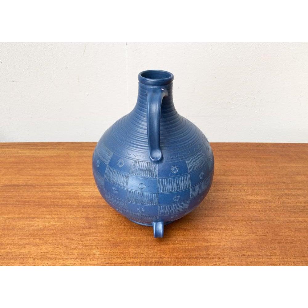 Grande vaso da terra di metà secolo in Studio Pottery tedesco di Wilhelm Kagel, anni '60 in vendita 4