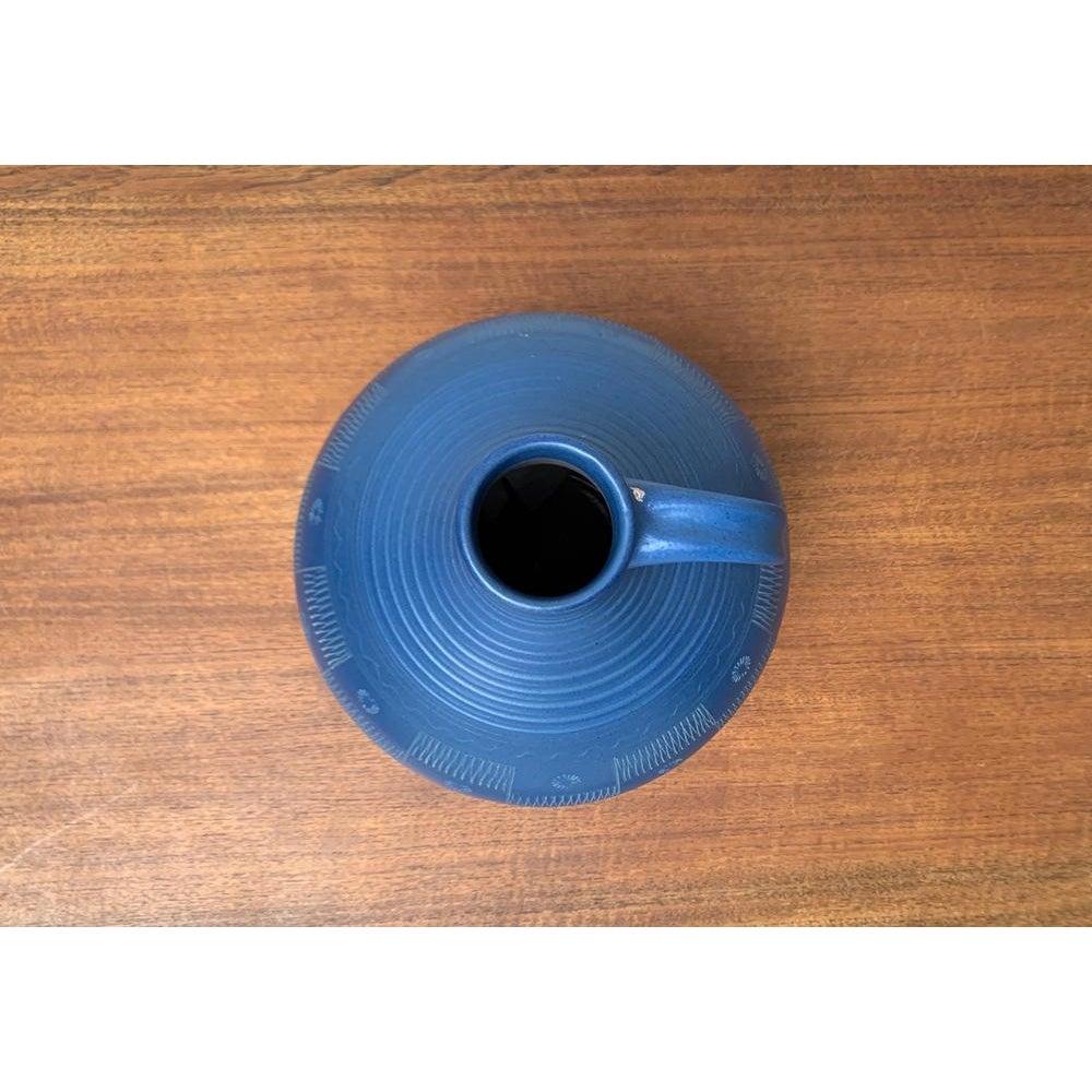 Mid-Century moderno Grande vaso da terra di metà secolo in Studio Pottery tedesco di Wilhelm Kagel, anni '60 in vendita