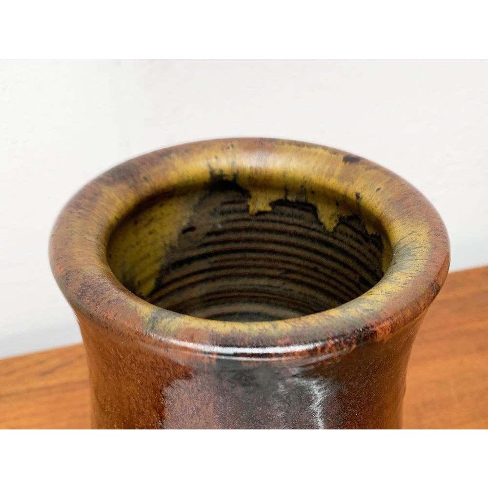 Mid-Century Modern Large Mid-Century German Studio Pottery Vase from Till Sudeck, 1960s For Sale