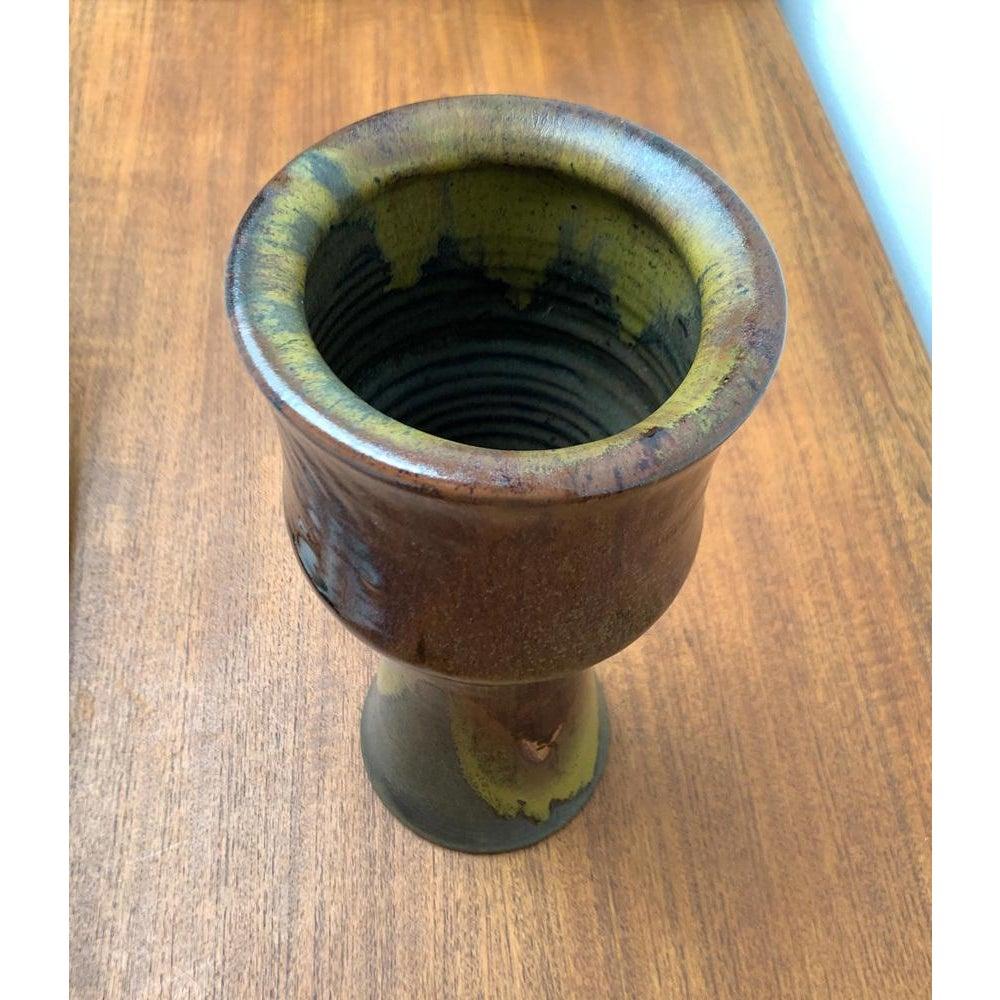 20th Century Large Mid-Century German Studio Pottery Vase from Till Sudeck, 1960s For Sale