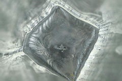 large mid century glass VASE rosenthal martin freyer 1960s