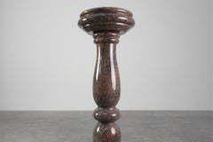 Large Mid-Century Granite Pedestal, Italy 1960s