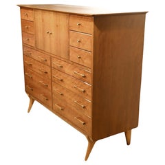 Large Mid Century Highboy  Dresser Wardrobe by Renzo Rutili