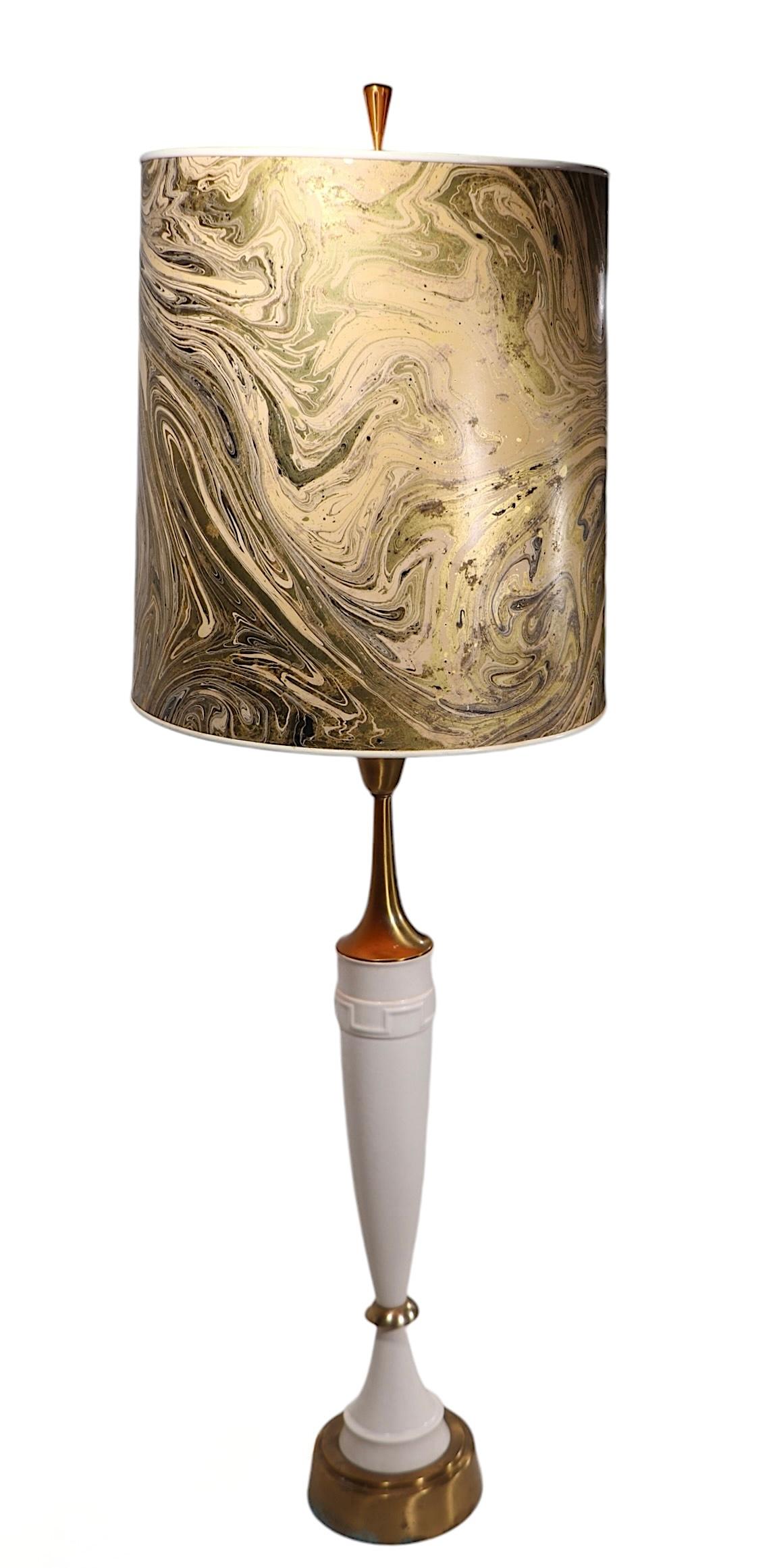 Large Mid Century Hollywood Regency  Table Lamp by Rembrandt For Sale 6