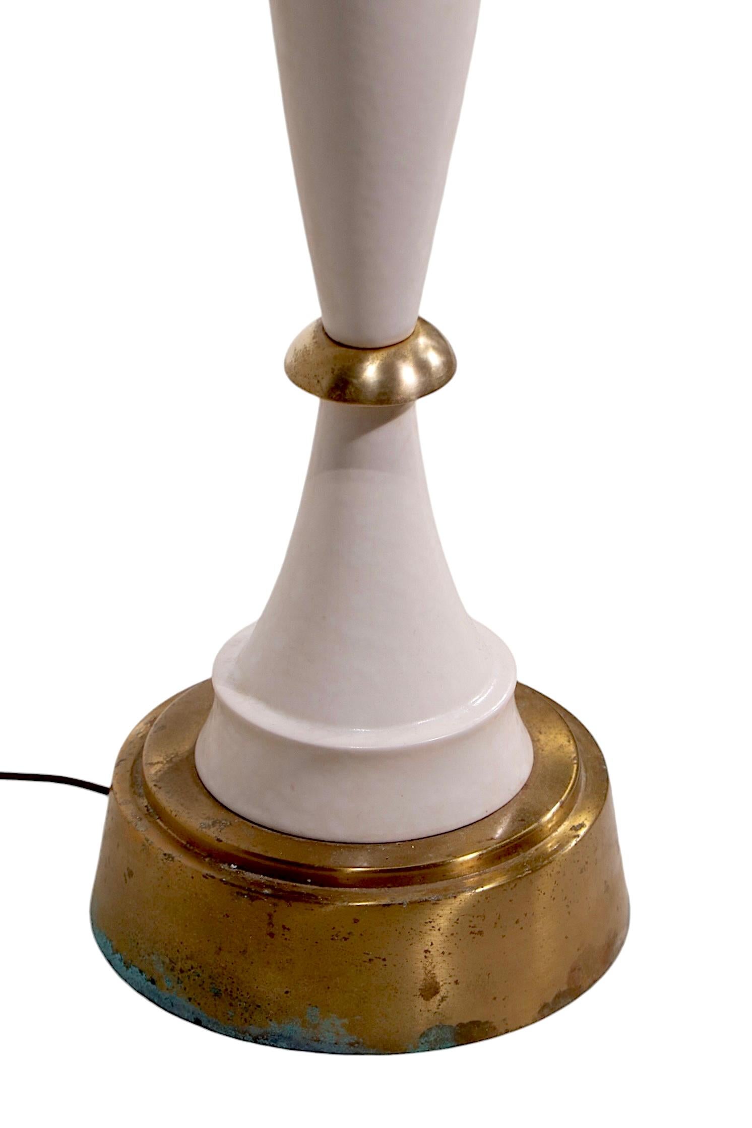 Large Mid Century Hollywood Regency  Table Lamp by Rembrandt For Sale 7