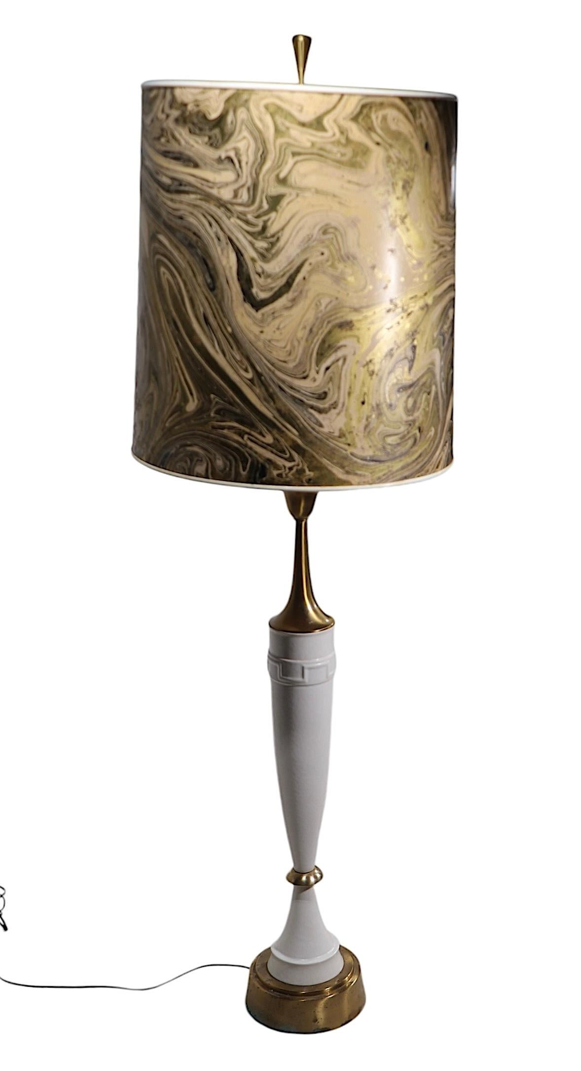 Large Mid Century Hollywood Regency  Table Lamp by Rembrandt For Sale 2