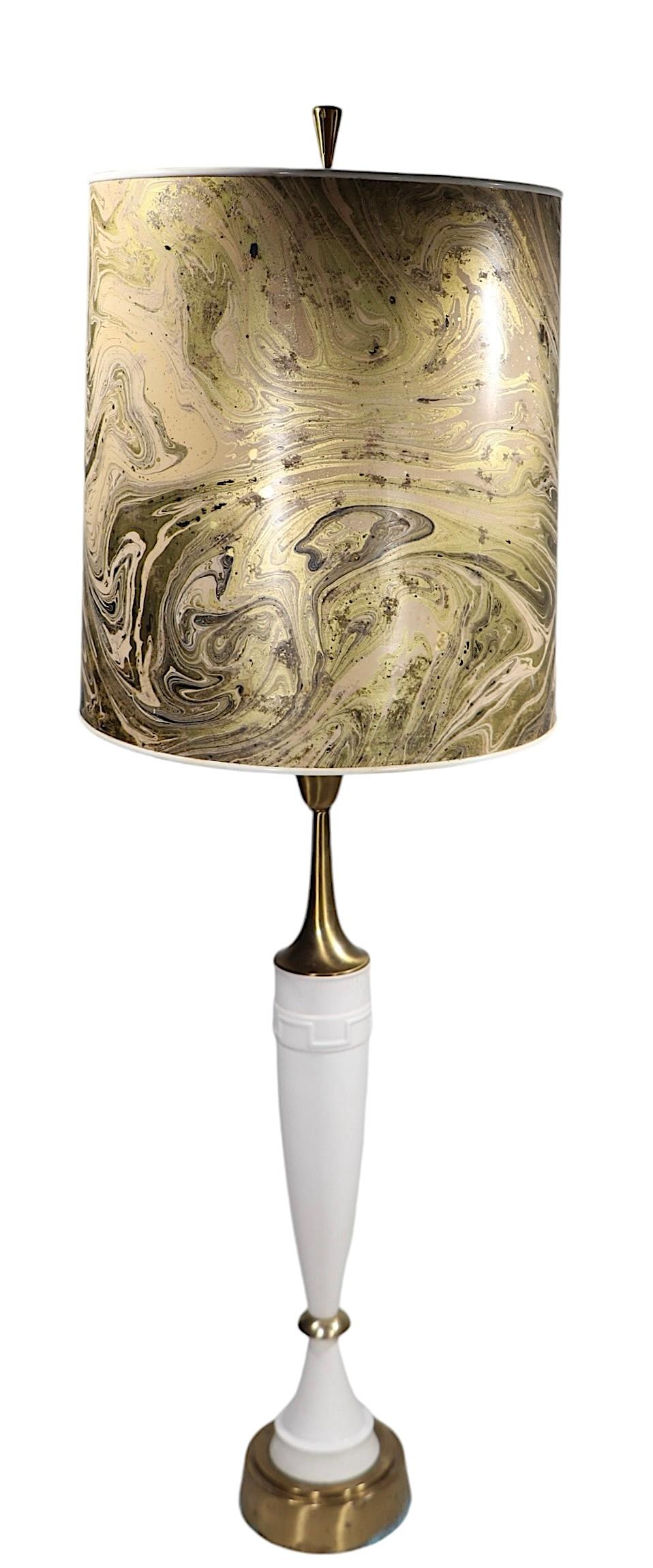 Large Mid Century Hollywood Regency  Table Lamp by Rembrandt For Sale 3