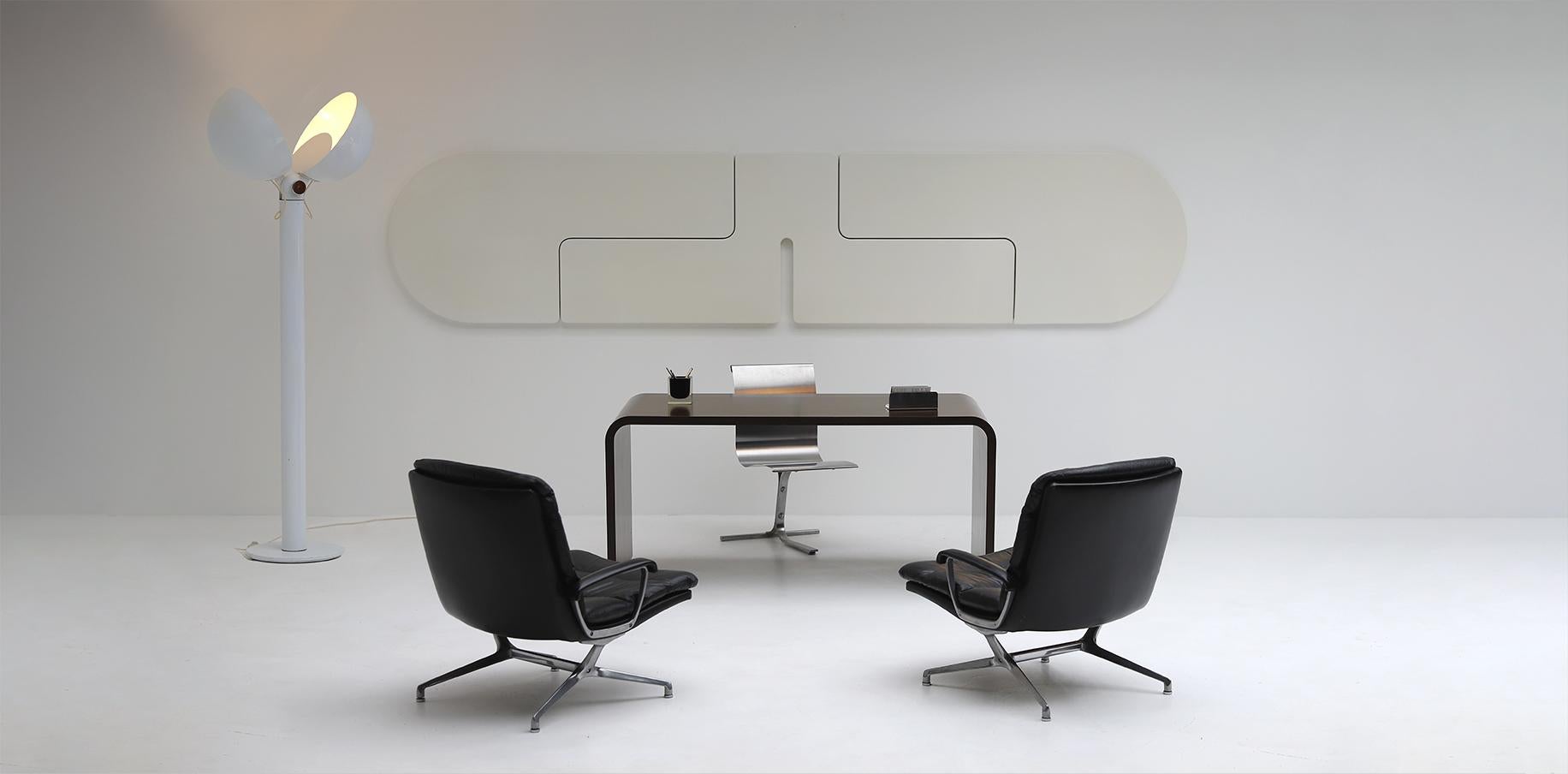 Gran escultura de pared impresionante de mediados de siglo de Claire Bataille 1970 en venta 1