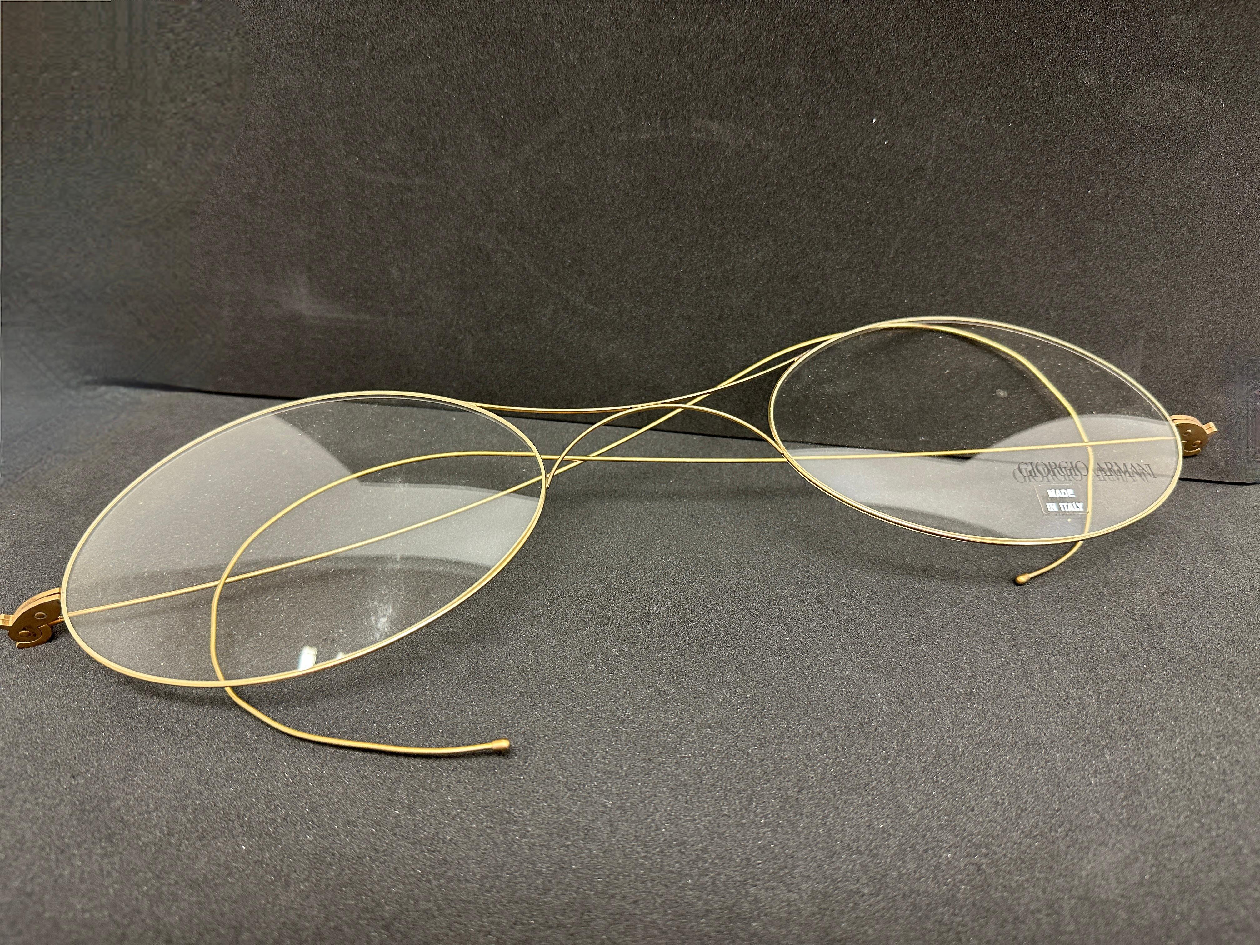 Modern Large Mid-Century Italian Giorgio Armani Eye Glasses Factice Shop Display Piece For Sale
