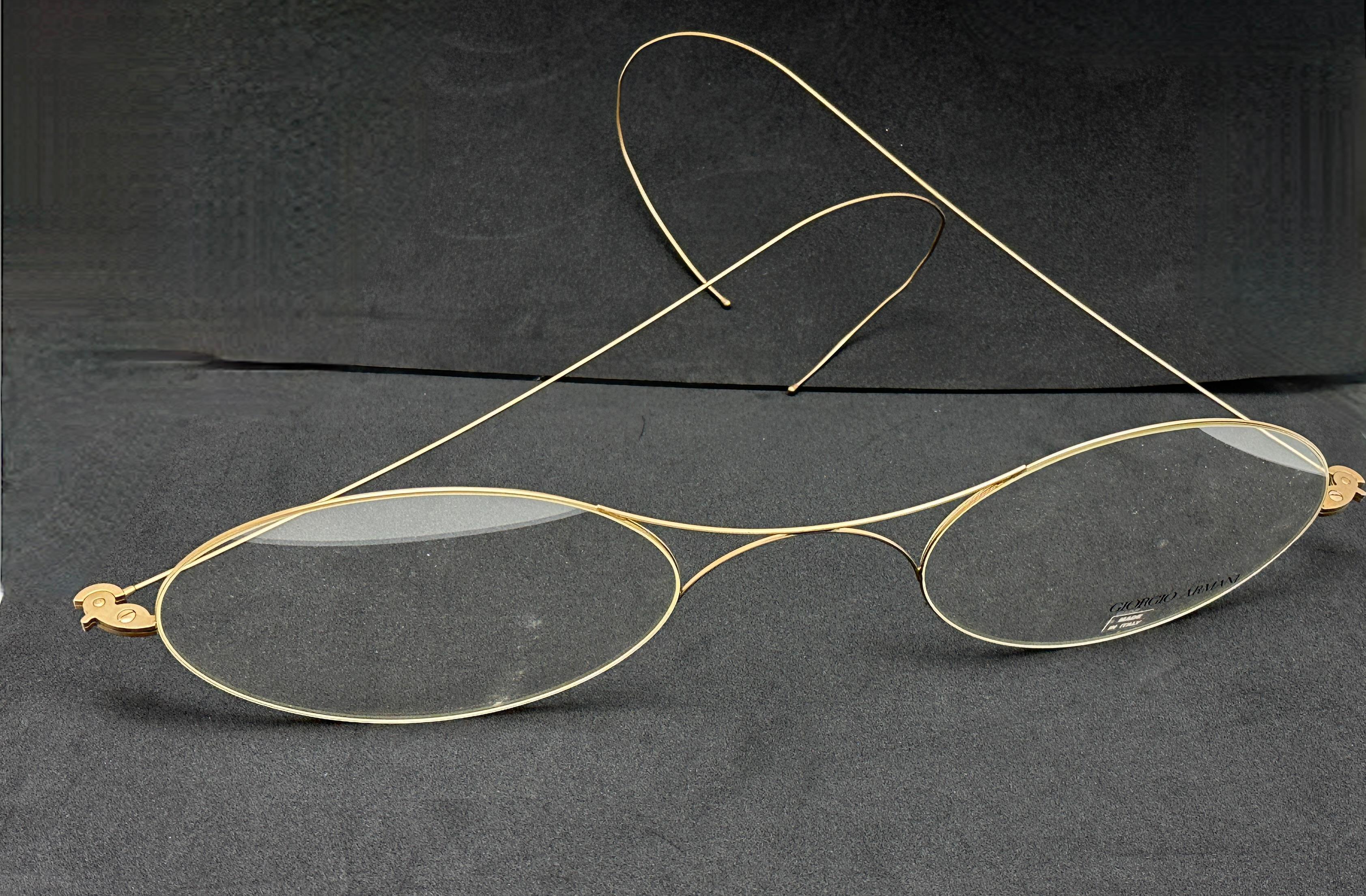 Late 20th Century Large Mid-Century Italian Giorgio Armani Eye Glasses Factice Shop Display Piece For Sale