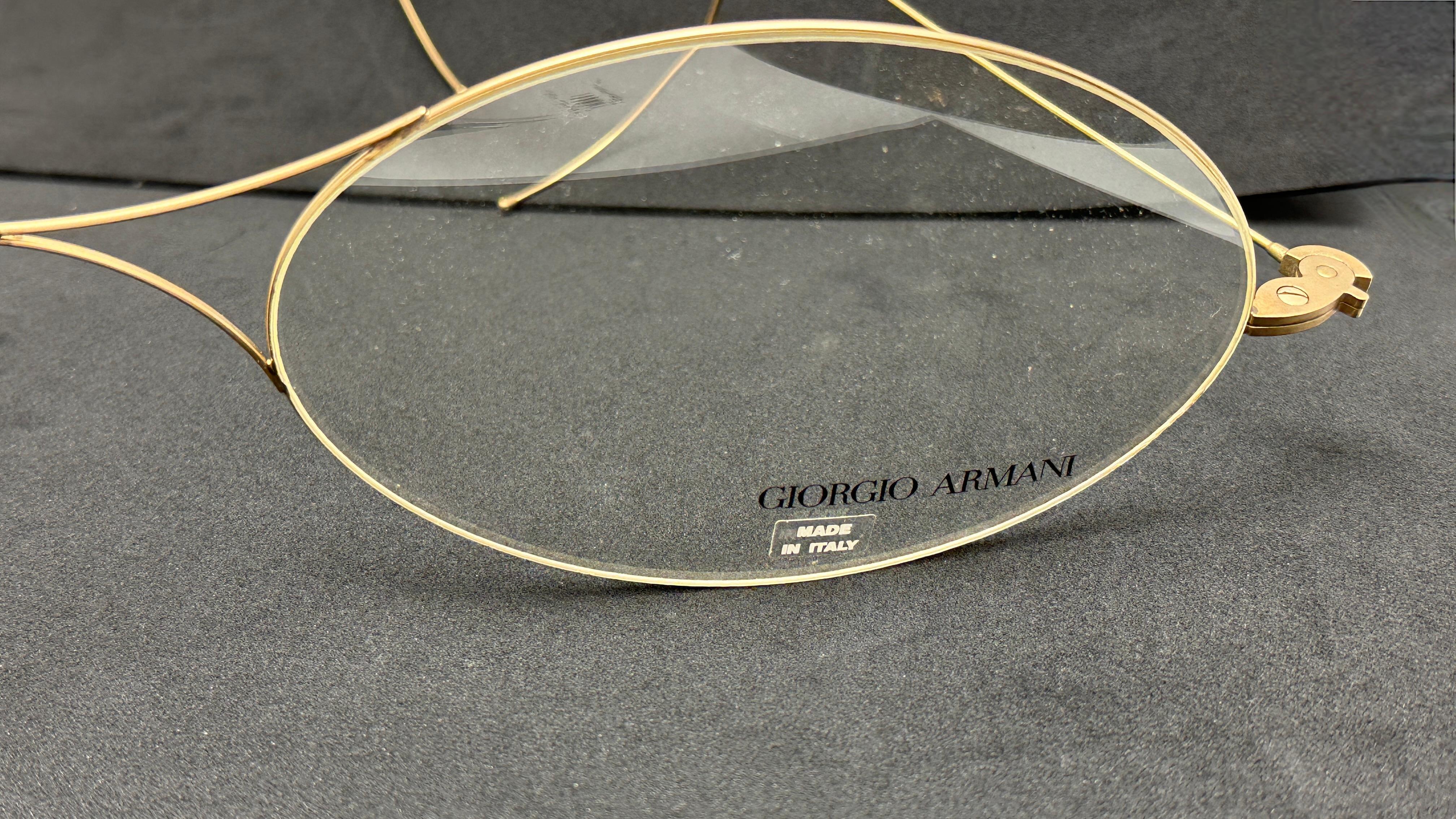 Large Mid-Century Italian Giorgio Armani Eye Glasses Factice Shop Display Piece For Sale 1